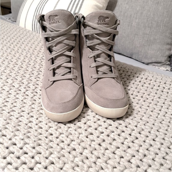 Sorel Out N About II Lace-Up Wedge Sneaker Boots - Picture 4 of 7